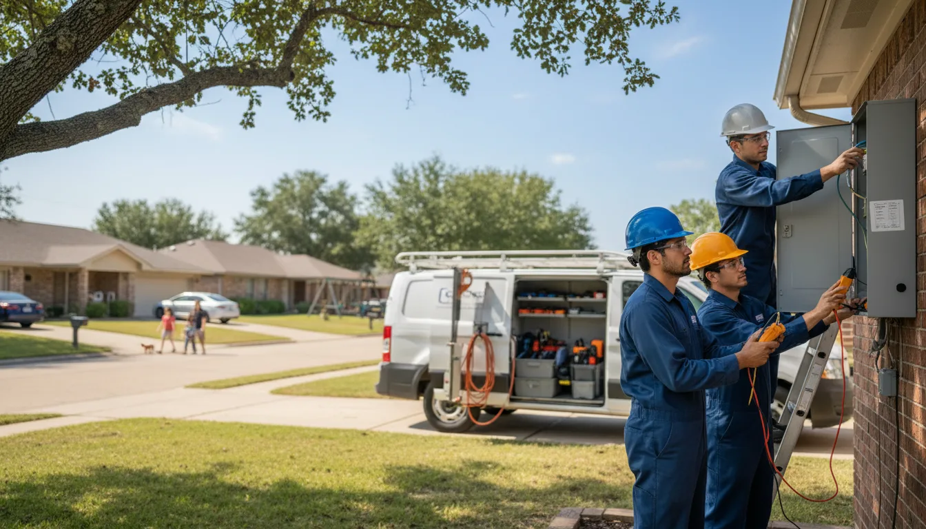 Certified electrician providing emergency electrical services in Warrens, WI